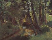 Camille Pissarro Kleine Brucke von Pontoise oil painting reproduction